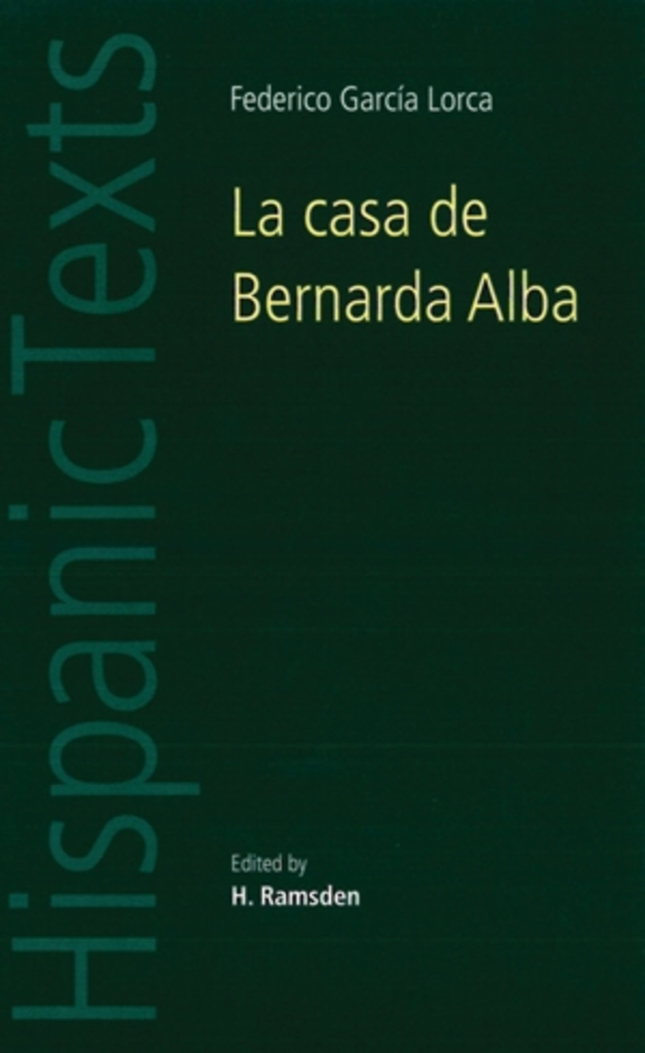 Cover image for La casa de Bernarda Alba ISBN 9780719009501